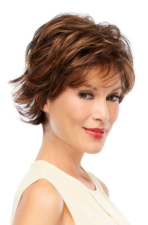 12FS8 • SHADED PRALINE | Light Gold Blonde & Pale Natural Blonde Blend + shaded with Dark Brown