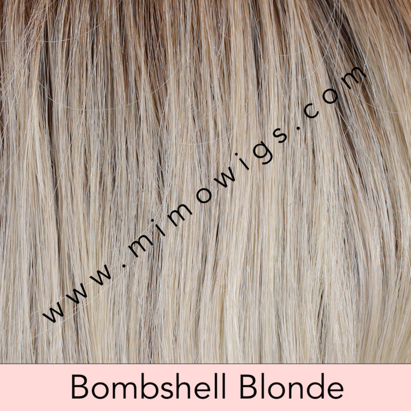 CHAMPAGNE WITH APPLE PIE • 16/613/103 R14 ••• Light Brown Blonde Root with a mix of ash blonde pale blonde pure blonde & lt neutral blonde
