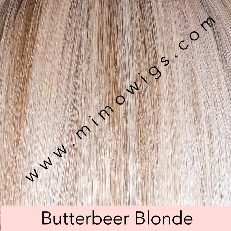 CHOCOLATE WITH CARAMEL • 8/27R4 ••• Dark brown root with a blend of med & chocolate brown