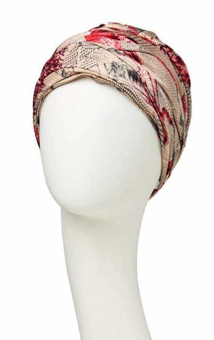 Sapphire Turban Set by House of Christine | AW22 (3026) | Boho Spirit Collection