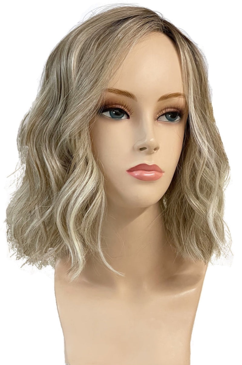 BRITISH MILKTEA • 10/60/103 R8 ••• Cool Light Brown tones with cool ash blonde and fine lilac overtone soft bronde with a mid brown root. Cool tone bronde