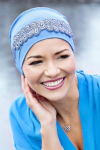 Carolina Blue Sky Diamond Crown by Masumi Headwear