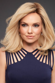 22F16s8 • VENICE BLONDE | Light Ash Blonde & Light Natural Blonde Blend Shaded with Med Brown