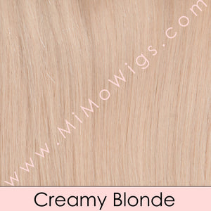 Human Hair 18" Lace Front Mono Top by Belle Tress • Topper Collection