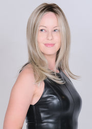 BRITISH MILKTEA • 10/60/103 R8 ••• Cool Light Brown tones with cool ash blonde and fine lilac overtone soft bronde with a mid brown root. Cool tone bronde