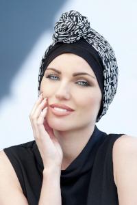 Daisy by Masumi Headwear - Black and White Crystal