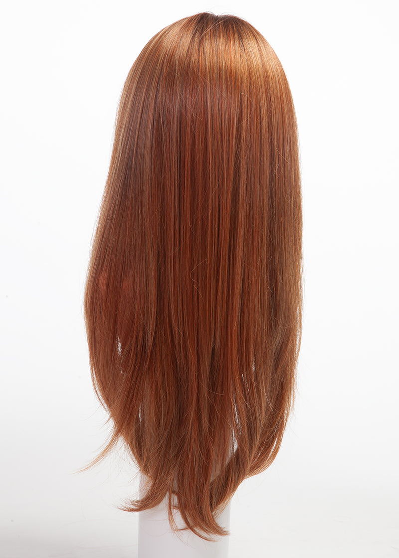 ROSE GOLD • F1/60 +12 ••• Blended pink pastel with pastel peach hues with pale blush with an ash blonde root