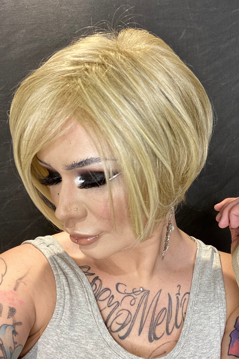 24BT18 • ECLAIR | Dark Natural Ash Blonde & Light Gold Blonde Blend with Light Gold Blonde Tips