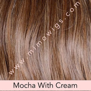 COLA WITH CHERRY • 6/350 R4 ••• Dark brown root with a blend of dark chocolate brown, mahogany & Chocolate cherry