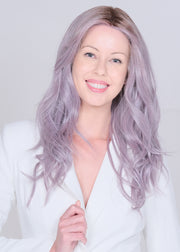 STARDUST • 22/2R12 ••• A cool toned vibrant purple shade with light brown rooting