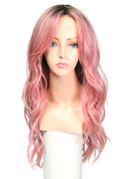 BROWN SUGAR SWEETCREAM • 12/22R8 ••• Light Brown tones with dark blonde and a mid brown root for  a neutral "bronde" appearance