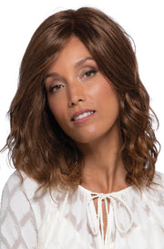 RH12 /26RT4 ••• Light Brown with Chunky Golden Blonde Highlights & Dark Brown Roots