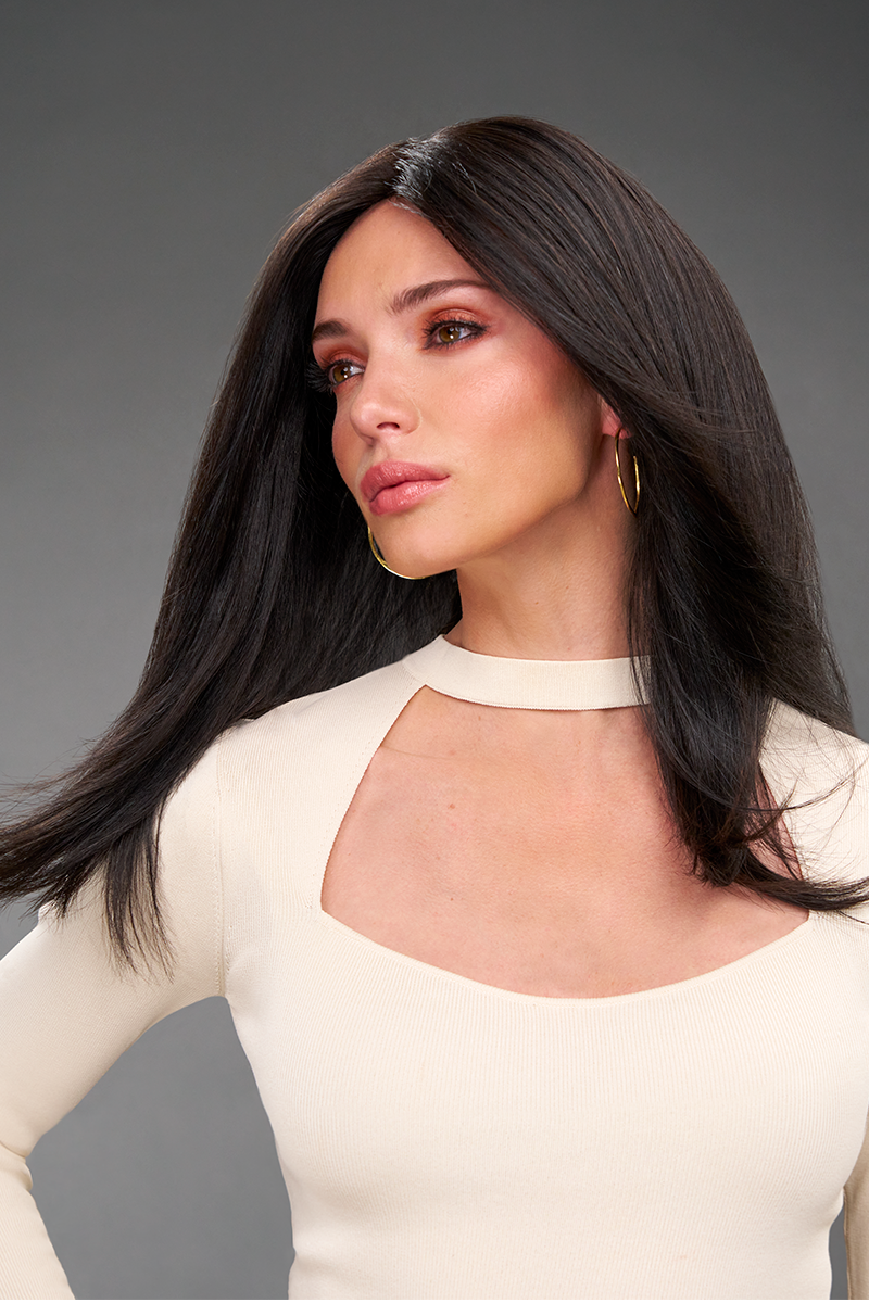 12FS8 • SHADED PRALINE | Light Gold Blonde & Pale Natural Blonde Blend + shaded with Dark Brown