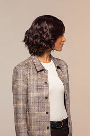 1BRH30 • DARK CHOCOLATE CHERRY GANACHE | Soft Black with 33% Gold-Red Highlig