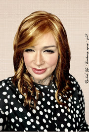 4/33 • CHOCOLATE RASPBERRY TRUFFLE | Dark Brown & Med Red Blend