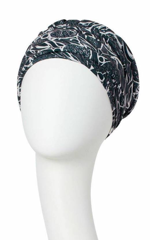 Sapphire Turban Set by House of Christine | AW22 (3026) | Boho Spirit Collection