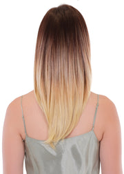 CHAMPAGNE WITH APPLE PIE • 16/613/103 R14 ••• Light Brown Blonde Root with a mix of ash blonde pale blonde pure blonde & lt neutral blonde