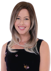 SWEET MANGO OMBRE ••• A mid to lighter brown that transitions to a very warm tone rich mid golden blonde and light gold blonde tips