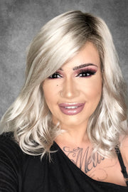 R12 /26CH ••• Light Brown with Chunky Golden Blonde Highlights