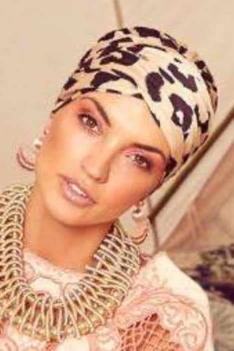 Sapphire Turban Set by House of Christine | AW22 (3026) | Boho Spirit Collection