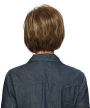 CARAMEL KISS RT4 ••• Golden Brown with Copper Blonde Highlights & Dark Brown Roots