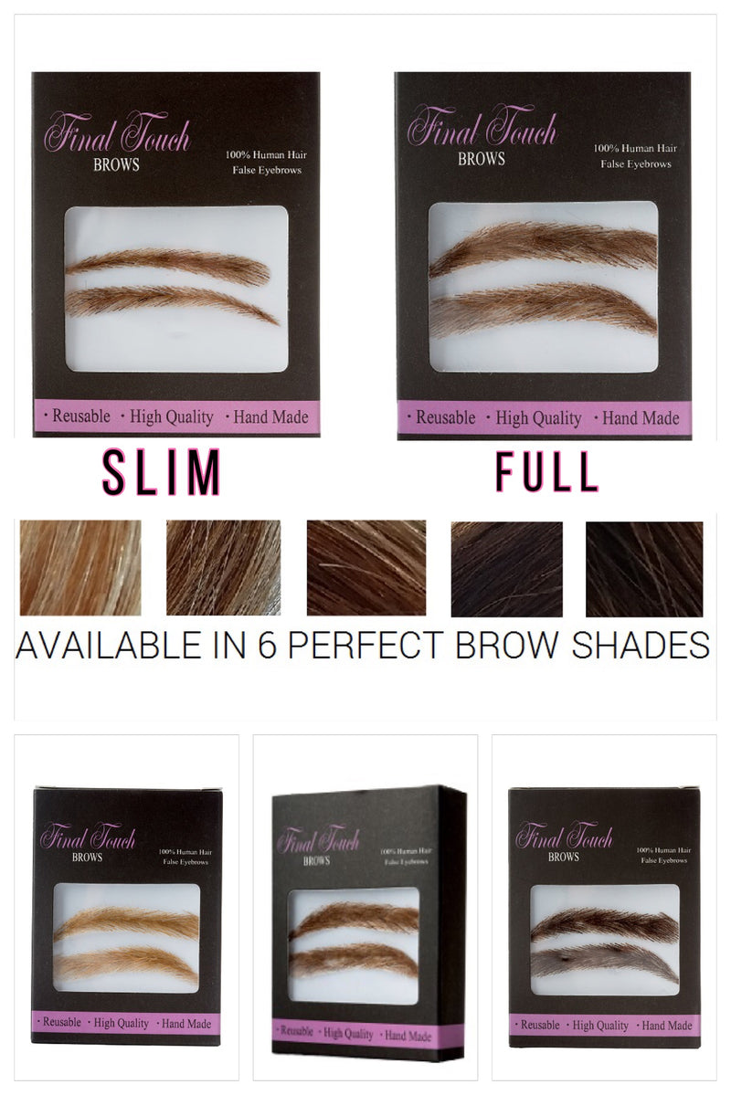 Brow Wigs Full by Final Touch Brows | shop name | Medical Hair Loss & Wig Experts.
