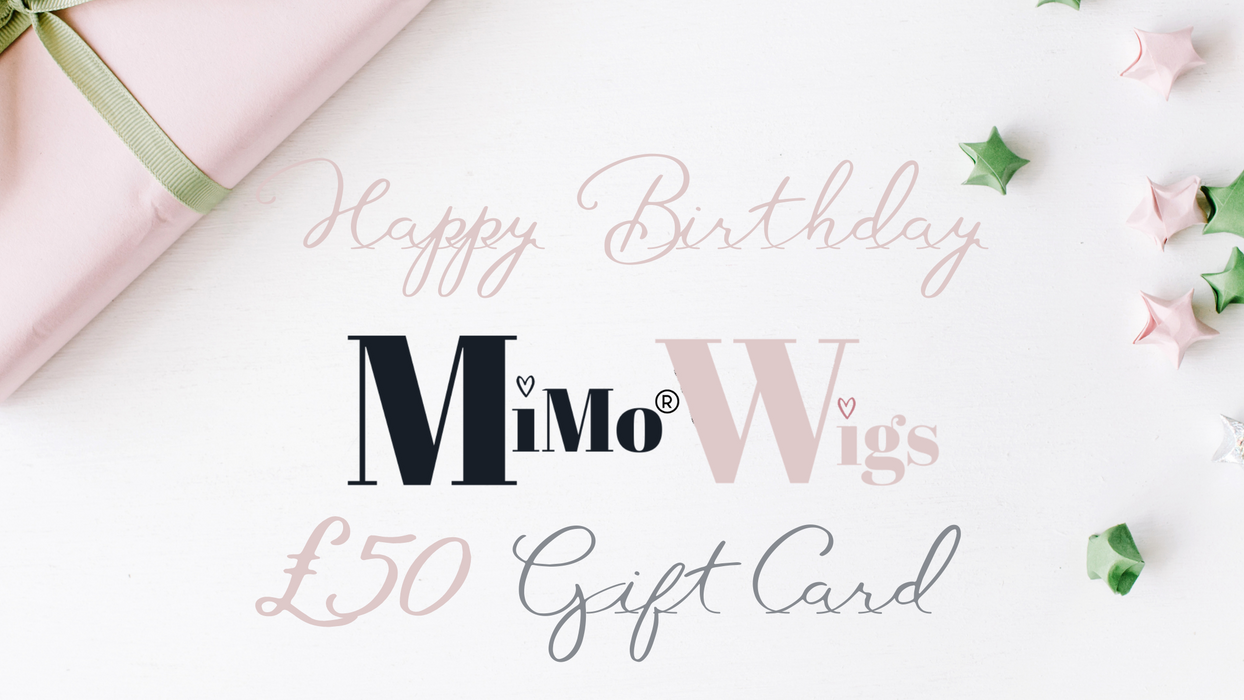 Birthday Gift Card | shop name | Medical Hair Loss & Wig Experts.