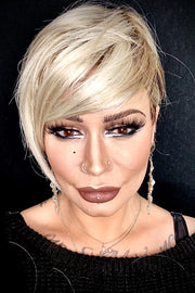 R12 /26CH ••• Light Brown with Chunky Golden Blonde Highlights