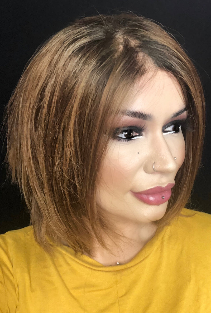 22F16 • PIÑA COLADA | Light Ash Blonde & Light Natural Blonde Blend with Light Natural Blonde Nape