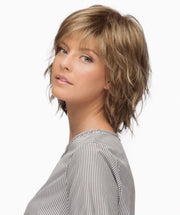 RH12 /26RT4 ••• Light Brown with Chunky Golden Blonde Highlights & Dark Brown Roots