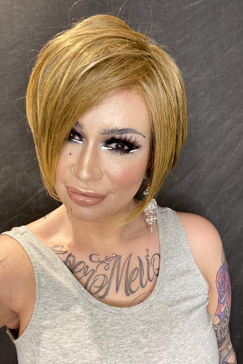 10/26TT • FORTUNE COOKIE | Light Brown & Med Red-Gold Blonde Blend with Light Brown Nape