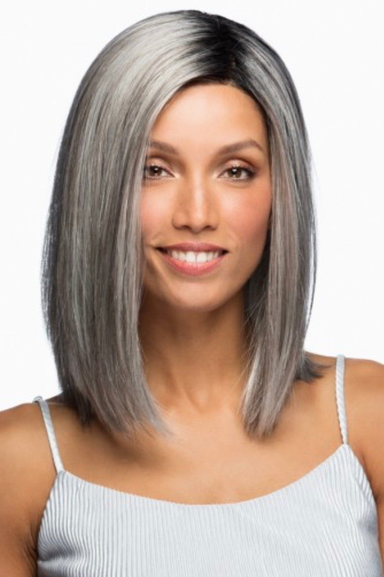 RH12 /26RT4 ••• Light Brown with Chunky Golden Blonde Highlights & Dark Brown Roots