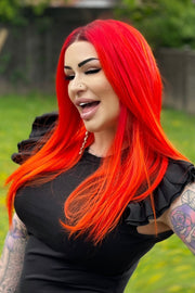 12/30BT • ROOTBEER FLOAT | Light Gold Brown & Med Red-Gold Blend with Med. Red-Gold Tips