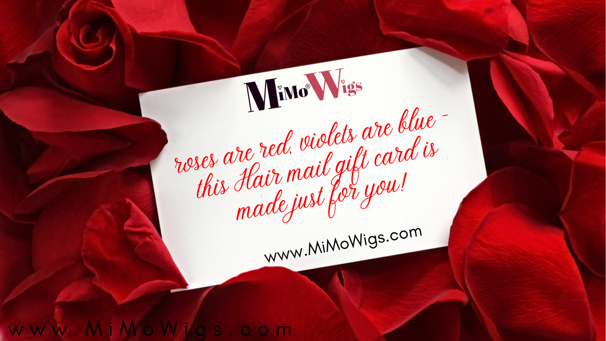 Valentines Gift Card | shop name | Medical Hair Loss & Wig Experts.