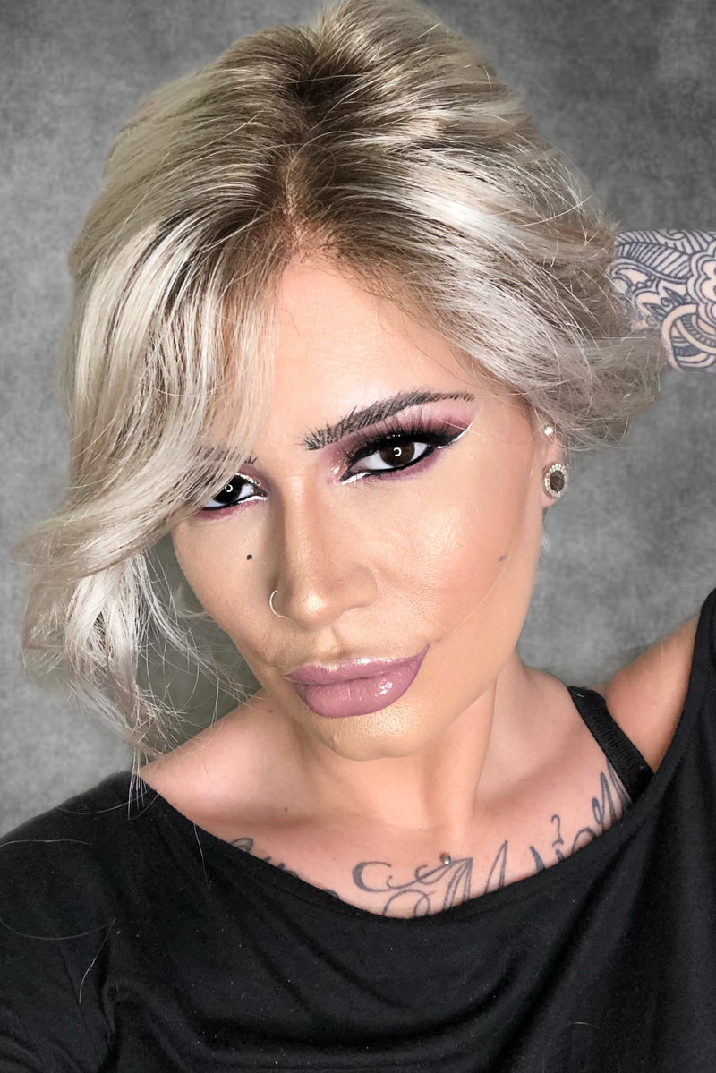 RH12 /26 ••• Light Brown with Fine Golden Blonde Highlights